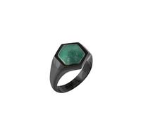 Breil Gioiello TJ3538 collezione URBANCORE, ANELLI da UOMO in ACCIAIO colore NERO misura 19 con AVVENTURINA