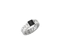 Breil Gioiello TJ3603 collezione CARVIN, ANELLI da UOMO in ACCIAIO, PIETRE NATURALI colore ARGENTO misura 27 con AGATA