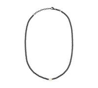 Breil Gioiello TJ3843 collezione HAZARD, COLLANE da UOMO in ACCIAIO, PIETRE NATURALI colore GRAFITE misura UNICA con PERLA DI FIUME