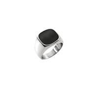 Breil Gioiello TJ3855 collezione EMBLEMS, ANELLI da UOMO in ACCIAIO SMALTATO colore ARGENTO misura 23 con SENZA PIETRE