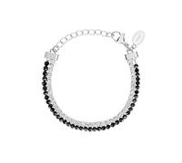 Breil Gioiello TJ4007, BRACCIALI da DONNA in ACCIAIO, CRISTALLI colore GOLD,BLACK misura 21 con ONICE