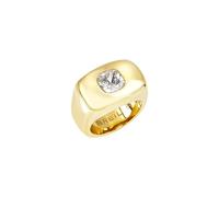Breil Gioiello TJ4058 collezione STYLIZE, ANELLI da DONNA in ACCIAIO, CRISTALLI colore ORO misura 14 con ZIRCONIA