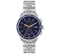 Breil - Men's Chronograph Net Collection - Accessori Uomo - Orologio per Uomo in Acciaio Blux con Cassa da 42 mm e Cinturino Regolabile da 15,5 a 21 cm