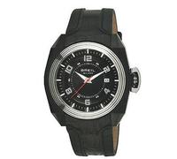 Breil Milano BW0321 Men's Quartz Watch - Black Dial, Black Leather Strap
