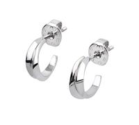 Breil, Collezione Join Up, Orecchini Donna a Cerchio, in Acciaio Lucido, con Design Semplice, Raffinato ed Elegante, Gioielli Donna e Ragazza, Idee Regalo Donna, Misura Unica