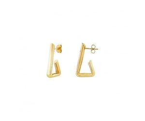 BREIL, Orecchini Donna in Acciaio | Collezione FLOW, Orecchini, Dimensione 2,6 cm, Gioiello idee regalo donna