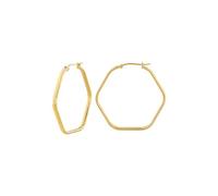 BREIL, Orecchini Donna in Acciaio | Collezione HEXAGONIA, Orecchini, Dimensione 4,9 cm, Gioiello idee regalo donna
