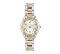 Breil, Abby Collection, Damenuhr mit Zweifarbigem Gehäuse und Stahlarmband, Silbernes Zifferblatt, Funkelnde Kristalle, Faltverschluss, Geschenkideen für Frauen