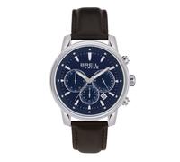 Breil Orologio analogico 'Caliber' blu scuro / marrone scuro / argento, Taglia One Size