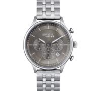 BREIL - Orologio da Uomo Collezione CLASSY EW0498 - Orologio da Polso Chrono Gent con Quadrante Analogico Colore Greige - Movimento PE902 SUNON - Orologio al Quarzo - Cinturino in Acciaio
