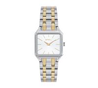 Breil, Collezione The B, Orologio Donna Solo Tempo con Bracciale e Cassa Squadrata in Acciaio Lucido, Resistente all'Acqua, Quadrante con Effetto Sunray, Movimento al Quarzo TMI VJ20, Cassa 27 x 26 mm