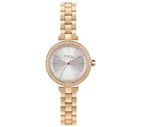 BREIL - Orologio da Donna Collezione SYBILLE EW0530 - Orologio da Polso Solo Tempo con Quadrante Analogico Argento - Movimento VJ21 TIME MODULE - Orologio al Quarzo - Bracciale in Acciaio, IP Gold