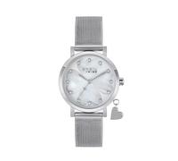 Breil Orologio da Polso Donna EW0786 EMILY, Quadrante MONO-COLORE BIANCO, Movimento SOLO TEMPO - 3 LANCETTE QUARZO, MESH ACCIAIO ARGENTO