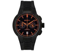 BREIL - Orologio da Uomo Collezione NEW ONE SPORT TW1870 - Orologio da Polso Chrono Gent con Quadrante Analogico Nero, Lancette Luminose e Calendario - Movimento VK64-6H - Orologio al Quarzo