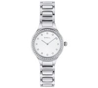 Breil Orologio DONNA SHEER quadrante MONO-COLORE BIANCO movimento SOLO TEMPO - 2 LANCETTE QUARZO e BRACCIALE ACCIAIO ARGENTO TW1966