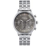Breil - Orologio da Uomo Collezione CLASSY EW0498 - Orologio da Polso Chrono Gent con Quadrante Analogico Colore Greige - Movimento PE902 SUNON - Orologio al Quarzo - Cinturino in Acciaio