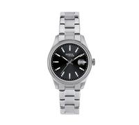 Breil Orologio UNISEX CLASSIC ELEGANCE quadrante MONO-COLORE NERO movimento SOLO TEMPO - 3 LANCETTE QUARZO e BRACCIALE ACCIAIO ARGENTO EW0651
