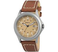 Orologio Uomo BREIL ARMY Vera Pelle Nero Marrone Sabbia Classico WR