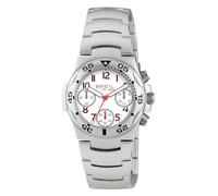 Breil Orologio UOMO ICE quadrante MONO-COLORE BIANCO movimento CRONOGRAFO QUARZO e BRACCIALE ACCIAIO ARGENTO EW0574