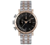 Breil Orologio UOMO LIL TRIBE quadrante BI-COLORE NERO movimento CRONOGRAFO QUARZO e BRACCIALE ACCIAIO ARGENTO EW0469