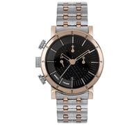 Breil Orologio UOMO LIL TRIBE quadrante BI-COLORE NERO movimento CRONOGRAFO QUARZO e BRACCIALE ACCIAIO ARGENTO EW0469