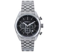 Breil Orologio UOMO LINE UP quadrante MONO-COLORE NERO movimento CRONOGRAFO QUARZO e BRACCIALE ACCIAIO ARGENTO TW1986
