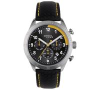 Breil Orologio UOMO MATE quadrante BI-COLORE NERO, GIALLO movimento MULTIFUNZIONE QUARZO e CINTURINO PELLE, ACCIAIO NERO EW0594