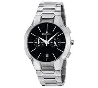 Breil Orologio UOMO NEW ONE quadrante MONO-COLORE NERO movimento CRONOGRAFO QUARZO e BRACCIALE ACCIAIO ARGENTO TW1847