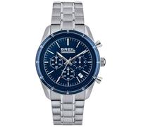 Breil Orologio UOMO RELEASE quadrante MONO-COLORE BLU movimento CRONOGRAFO QUARZO e BRACCIALE ACCIAIO ARGENTO TW1898