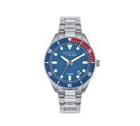 Breil Overhand EW0717 Men's Watch - Blue Dial, Pepsi Bezel, Stainless Steel Bracelet
