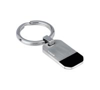 Breil Portachiavi Uomo Collezione TAILOR in Acciaio Colorato grigio argento/nero One Size