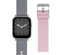 Breil, Smartwatch SBT-1, con Doppio Cinturino Intercambiabile in Silicone, Cassa in Lega Metallica, Connettività Bluetooth, Chiusura ad Ardiglione
