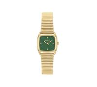 Breil Stylize TW2052 Women's Quartz Watch - Green Dial, Gold-Tone Stainless Steel Bracelet