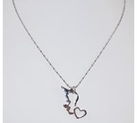 BREIL TJ0287 COLLANA DONNA PENDENTE CUORE ACCIAIO 45 CM SOTTOCOSTO