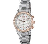 Breil Tribe EW0426 C’Est Chic Women’s Chronograph - Rose Gold Bezel, Crystal Accents