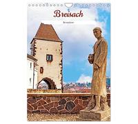 Breisach - Reiseplaner (Wandkalender 2026 DIN A4 hoch), CALVENDO Monatskalender: Breisach liegt am Oberrhein, an der deutsch-französischen Grenze auf halbem Weg zwischen Colmar und Freiburg.