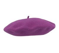 Breiter Basco da Donna, Berretto Taglia Unica, in 100% Lana, Woolmark® (Colore e Taglia a Scelta)