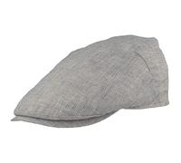 Breiter Berretto da uomo flatcap, berretto con visiera in 100% lino, fodera in cotone, leggero e confortevole
