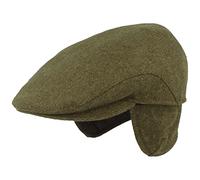 Breiter Berretto invernale da uomo con paraorecchie Schiebermütze con paraorecchie Flatcap berretto con visiera 100% lana con protezione auricolare ripiegabile berretto delicato sulla pelle e comodo