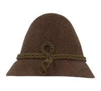 Breiter Cappello Bavarese da Uomo Cappello Tradizionale Montagna Caccia Cappello Alpino Tirolese con Cordoncino