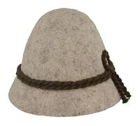 Breiter Cappello bavarese da uomo e da donna, Marne grigia chiara, XS