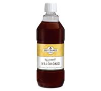 Breitsamer Miele di bosco liquido 1 kg bottiglia per professionisti della cucina - Miele scuro aromatico ideale per grandi consumatori alberghieri gastronomici (1 x 1000 g)