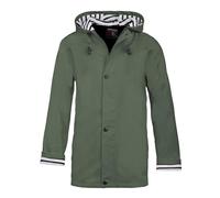 Breizh Ocean - Kway Uomo Invernale o Giacca Donna Invernale, dalla XS alla 4XL, Marchio Francese ARTIC, Impermeabile uomo con Capuccio a Righe e Interno Polare - Disponibili Taglie Grandi