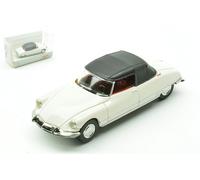 BREKINA 1/87 CITROEN DS 19 CABRIO CLOSED 1963 BIANCO MODELLINO STATICO DIECAST