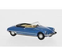 Brekina 14235 1/87 Citroen DS 19 Cabriolet Blu 1963 Auto Nuovo