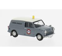 Brekina 15370 - 1/87 Austin Mini Countryman, 1960, Trasporti Di Londra - Nuovo