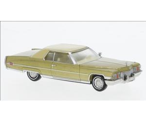 Brekina 18126 Cadillac Coupe DeVille Oro HO 1:87 NUOVO