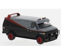 BREKINA 18250 Scala HO GMC Vandura colore nero/rosso anno 1983