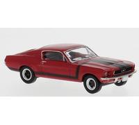 BREKINA 19612 Scala HO Ford Mustang Fastback colore rosso 1968