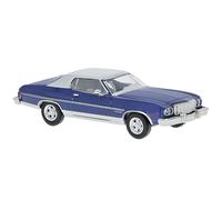 Brekina 19731 Ford Gran Torino Blu Scuro/Grigio Chiaro, 1976, H0, Nuovo 2025
